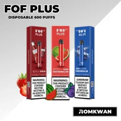 Fof plus พอตใช้แล้วทิ้ง 600 คำ รสผลไม้
