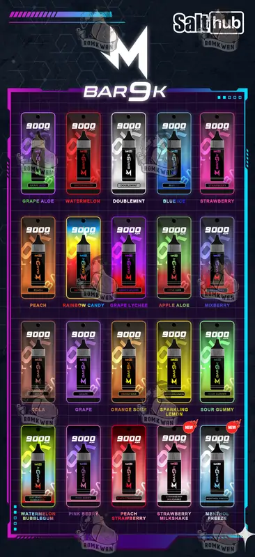 marbo 9000 puffs new flavours