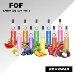 Fof earth1 พอตใช้แล้วทิ้ง กลิ่นผลไม้