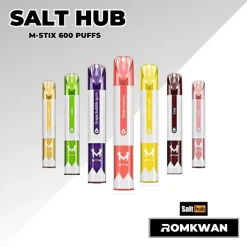 Marbo m-stix พอตใช้แล้วทิ้ง salthub