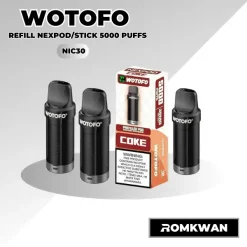 หัวน้ำยา wotofo stick นิโคติน30 รสผลไม้