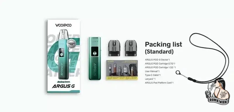 สินค้าภายในกล่อง Argus g