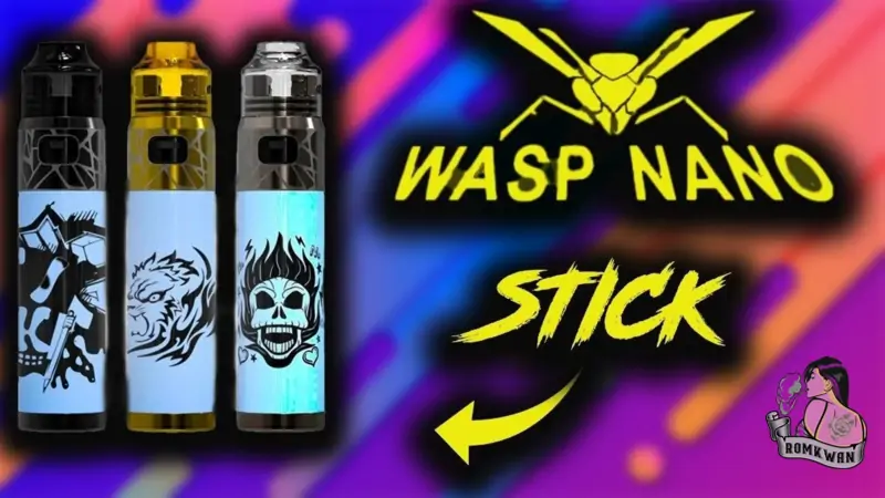 Wasp nano stick พอตบุหรี่ไฟฟ้าแบบหยดสูบ