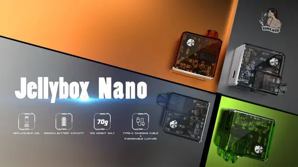 Rincoe Jellybox nano pod พอตบุหรี่ไฟฟ้าทรงเหลี่ยม