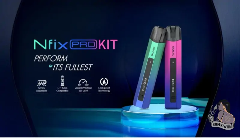 SMOK Nfix PRO ดีไซน์สวยเรียบ