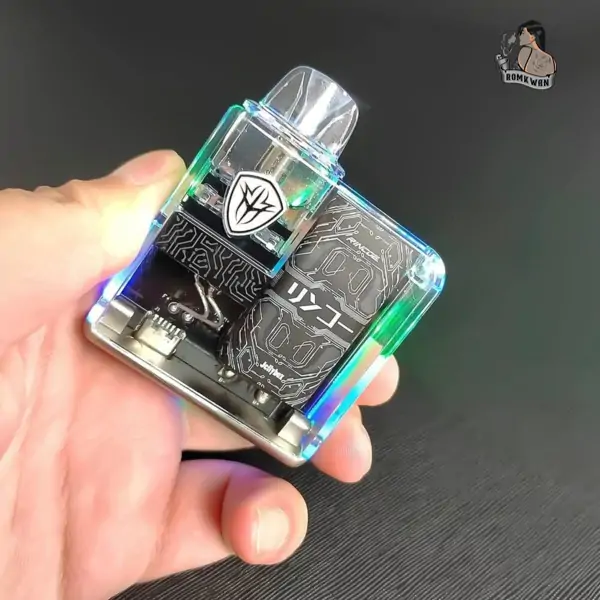 Jellybox nano pod ทรงเหลี่ยม เครื่องสีใส