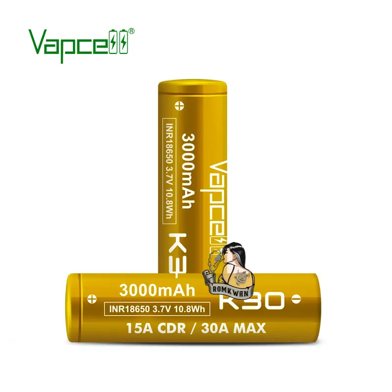 ถ่านบุหรี่ไฟฟ้า vapcell k30
