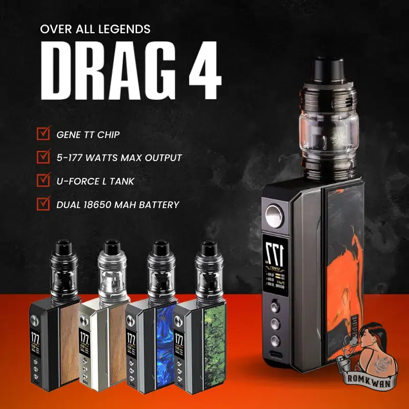 DRAG 4 ดีไซน์สวยงามน่าใช้สุดๆ