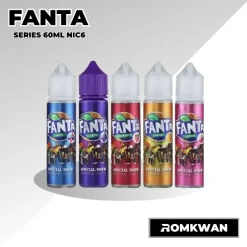 น้ำยาบุหรี่ไฟฟ้าฟรีเบส แฟนต้า มีหลายหลายรสชาติ