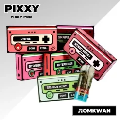 หัวพอต หัวน้ำยา pixxy pod มีหลายรสชาติ