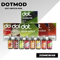 หัวน้ำยา dot switch มีหลายรสชาติ