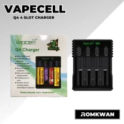 รางชาร์จถ่านบุหรี่ไฟฟ้า แบบ 4 ช่อง