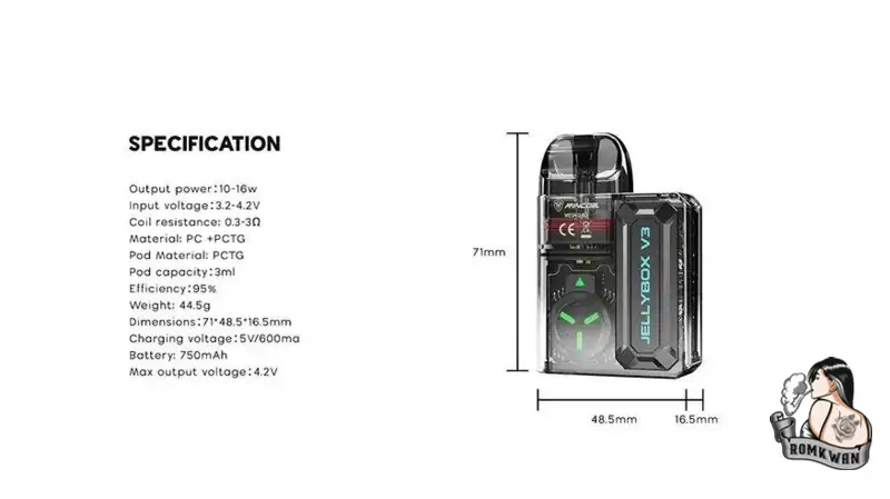 รายละเอียดพอต jellybox v3