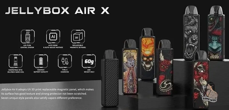 พอตบุหรี่ไฟฟ้า Jellybox air x
