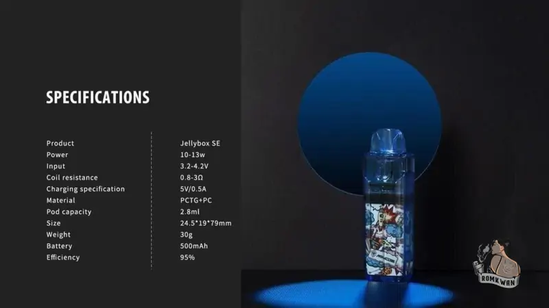 รายละเอียดพอตไฟฟ้า jellybox se