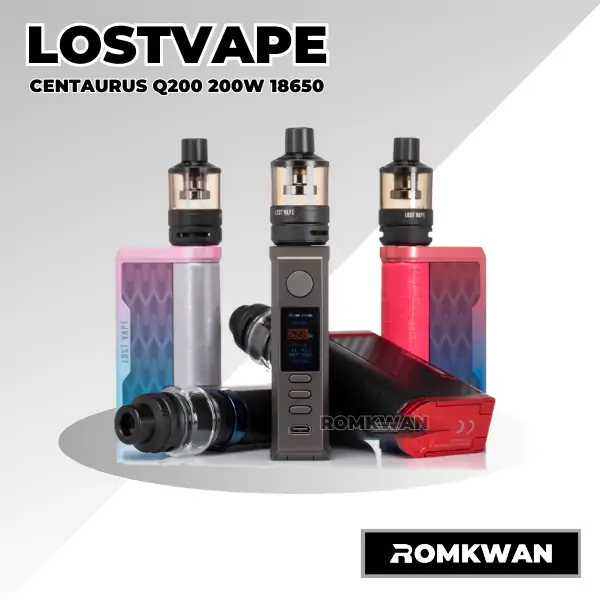 Lostvape centaurus q200 บุหรี่ไฟฟ้า สี่เหลี่ยม