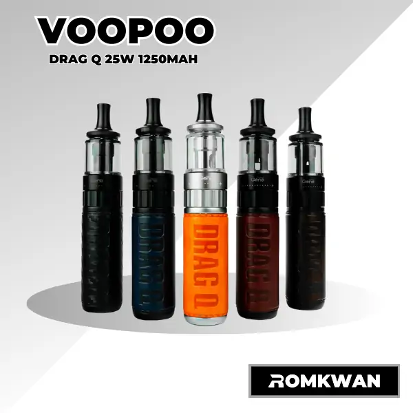 Voopoo drag q พอตบุหรี่ไฟฟ้า หัวแหลม