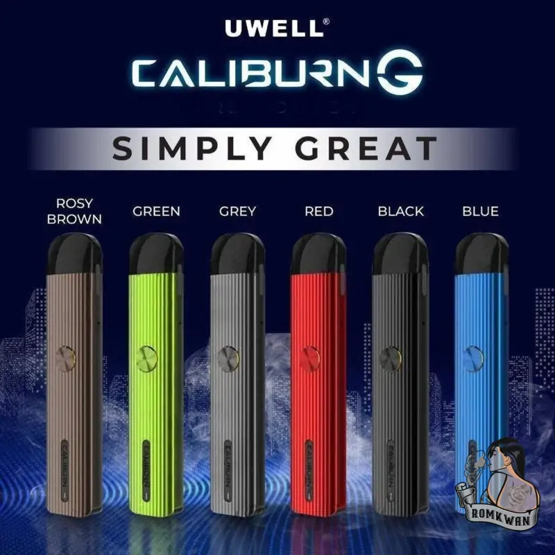 Uwell Caliburn G มาพร้อมสีสุดคลาสสิค