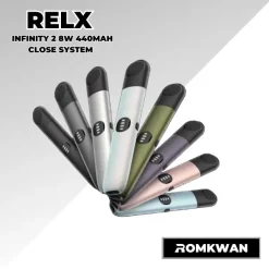 Relx infinity 2 พอตบุหรี่ไฟฟ้า แบบเปลี่ยนหัว