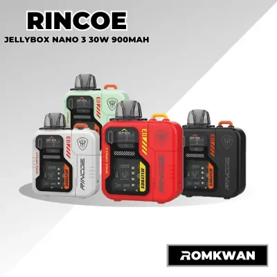 Jellybox nano 3 พอตบุหรี่ไฟฟ้า รุ่นใหม่ ทรงสี่เหลี่ยม