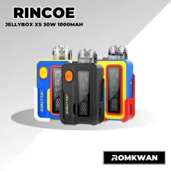 Jellybox xs พอตบุหรี่ไฟฟ้า ทรงสี่เหลี่ยม มีหลายสี