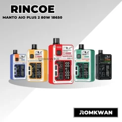 Manto aio plus 2 พอตบุหรี่ไฟฟ้า รุ่นใหม่ ทรงเกมส์
