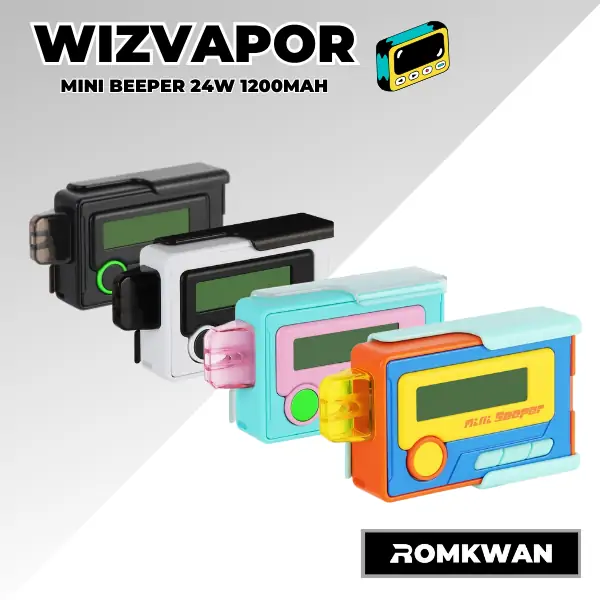 Mini beeper พอตทรงเพจเจอร์ สี่เหลี่ยม