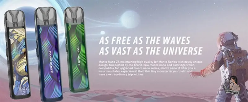 พอตพร้อมสูบ Manto nano z1