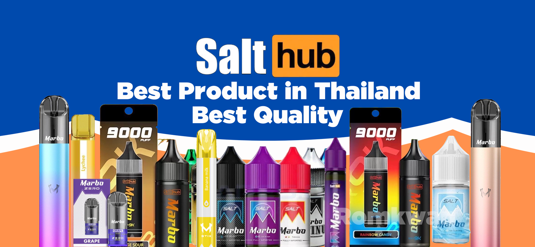 พอตบุหรี่ไฟฟ้า ยี่ห้อ salthub marbo อันดับ 1 ในไทย