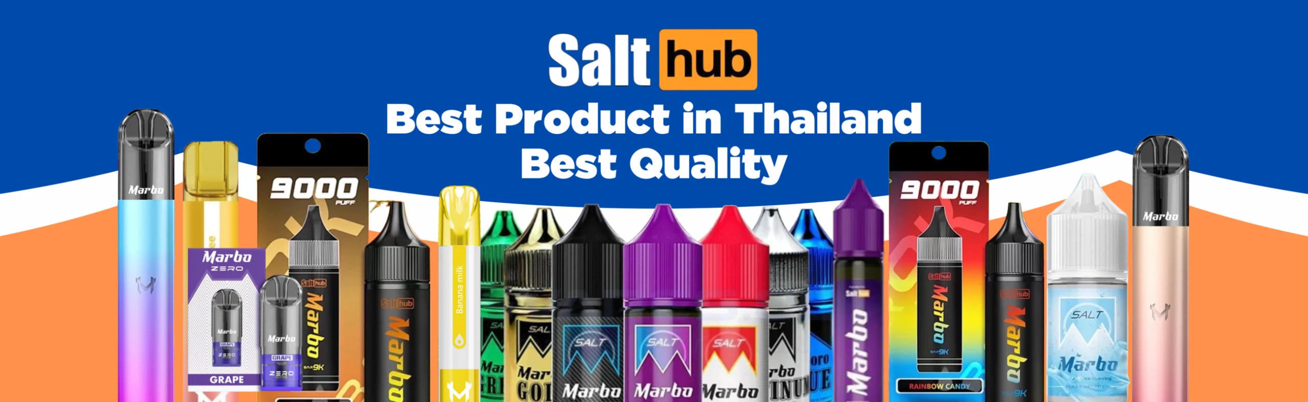 พอตบุหรี่ไฟฟ้า ยี่ห้อ salthub marbo อันดับ 1 ในไทย