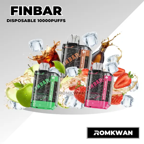 พอตใช้แล้วทิ้ง Fin bar 10000คำ รสผลไม้หลากหลาย