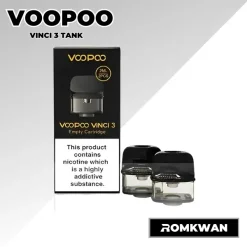 หัวแท้งค์พอตบุหรี่ไฟฟ้า voopoo vinci3 1กล่องมี2ตัว
