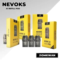 คอยล์พอตบุหรี่ไฟฟ้า nevoks feelin a1 1กล่องมี3ตัว