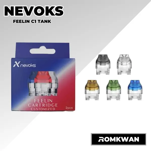 หัวแท้งค์พอตบุหรี่ไฟฟ้า nevoks feelin c1 มีหลายสี