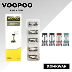 คอยล์พอตบุหรี่ไฟฟ้า voopoo pnp-x 1กล่องมี5ตัว