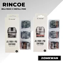 คอยล์พอตบุหรี่ไฟฟ้า rincoe jelly v 1กล่องมี3ตัว