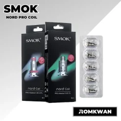 คอยล์พอตบุหรี่ไฟฟ้า smok nord pro 1กล่องมี5ตัว