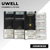 คอยล์พอตบุหรี่ไฟฟ้า uwell caliburn g/g2 1กล่องมี4ตัว