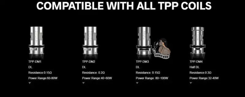 คอยล์ voopoo tpp มีหลายโอมห์