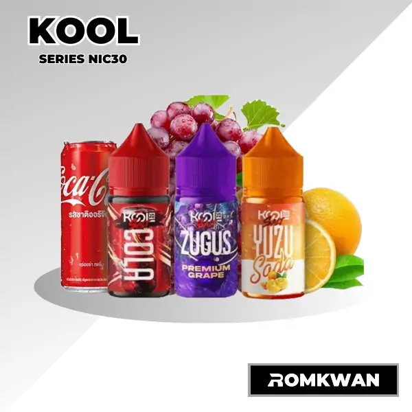 น้ำยาบุหรี่ไฟฟ้าซอลนิค kool มีหลายรสชาติ