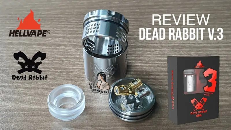 อะตอมหยดสูบ แบรนด์ Hellvape Dead rabbit v3 rda