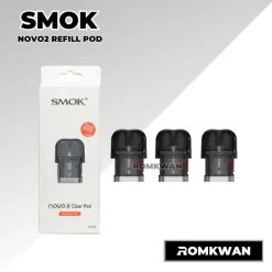 คอยล์พอตบุหรี่ไฟฟ้า หัวรีฟีล smok novo2 1กล่องมี3ตัว