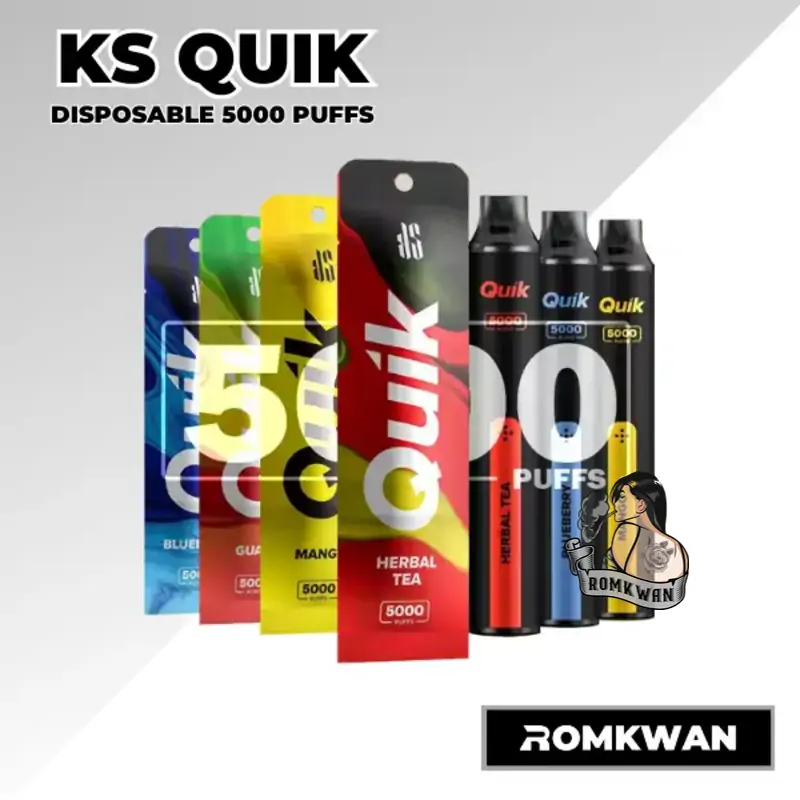 พอตสูบแล้วทิ้ง Quik5000คำ