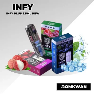 หัวพอต infy plus 2.5ml หัวน้ำยารุ่นใหม่ จาก Infy