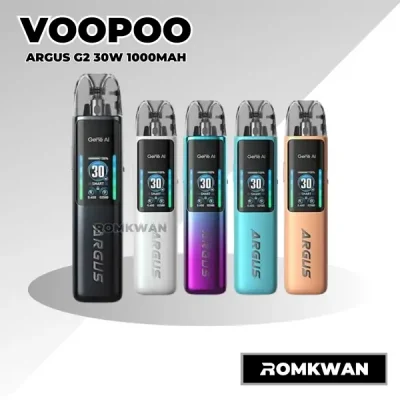 Voopoo argus g2 พอตบุหรี่ไฟฟ้ารุ่นใหม่ ทรงยาว