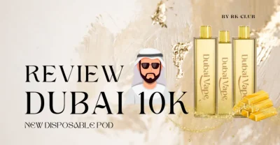 พอต Dubai 10k รีวิวพอตใช้แล้วทิ้ง รูปทรงทองคำ