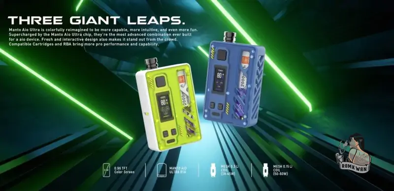 พอต บุหรี่ไฟฟ้า mantio aio ultra