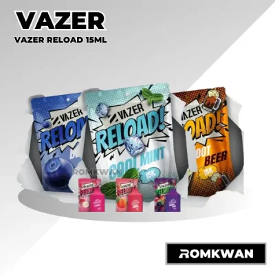 หัว vazer reload 15k หรือ 15000 คำ มีหลายรสชาติ