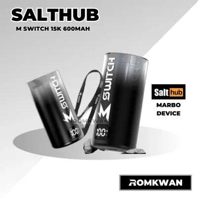 เครื่องเปล่า m switch 15000 puffs พร้อมสายห้อยคอ