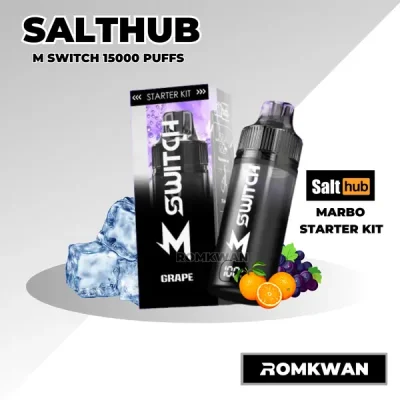 m switch 15k พอตใช้แล้วทิ้งรุ่นใหม่ มาโบ 15000 คำ